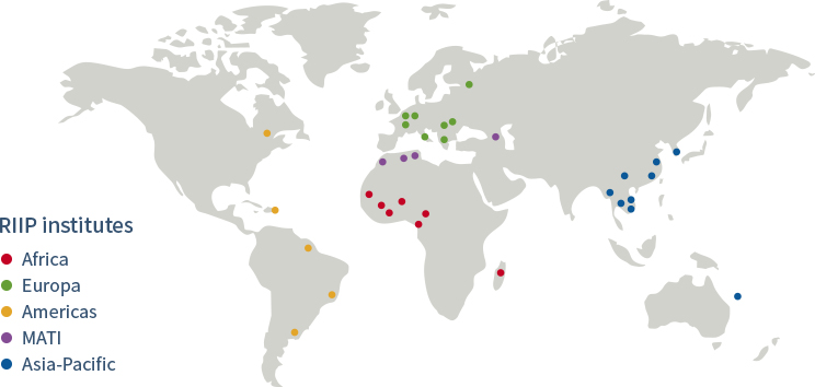 세계의 32곳에 파스퇴르 연구소 위치