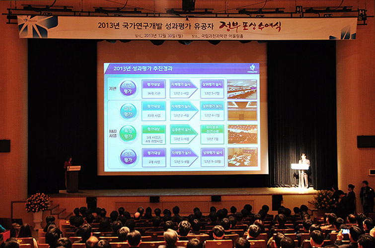 2013년 국가연구개발 성과평가 및 연구시설장비 유공자 포상