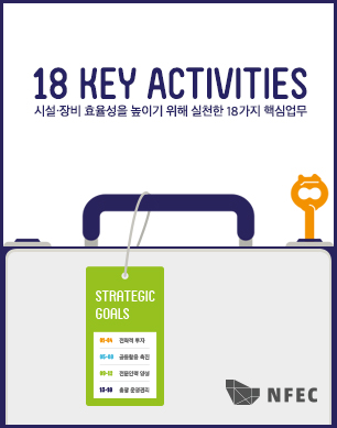 vol.8 시설·장비 효율성을 높이기 위해 실천한 18가지 핵심업무 - 18 key Activities [이미지]